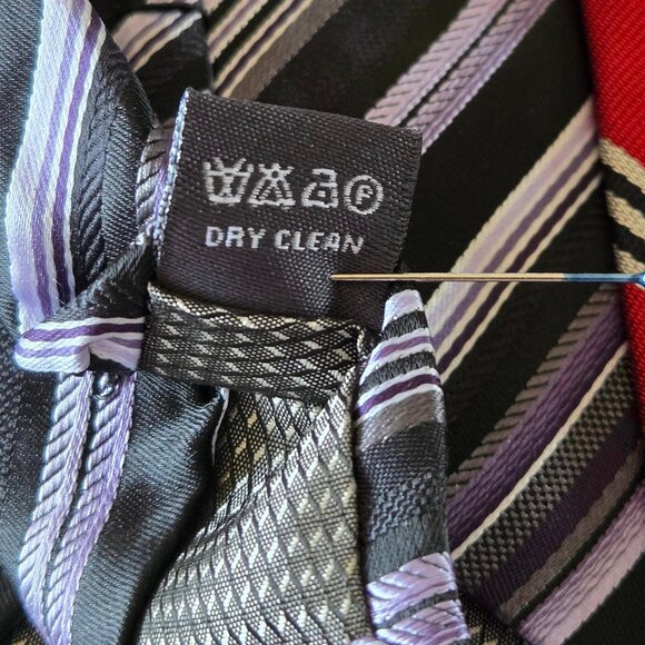 Variety Lot of 6 Different Men's Neck Ties - Picture 8 of 12